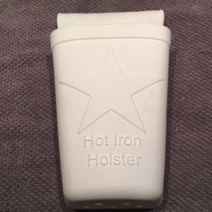 White Silicone Hot Iron Holster